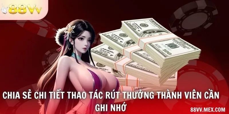 Các bước gửi lệnh rút tiền